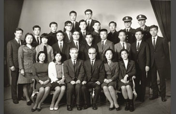 양영회 장학생들의 모습(1969)